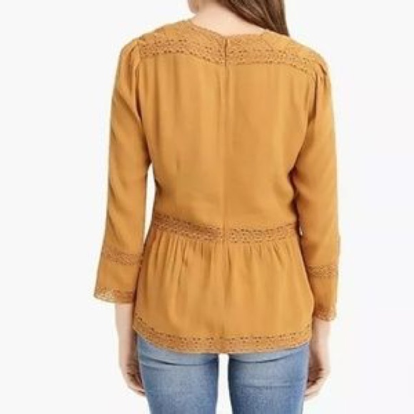 J Crew Point Sur Peasant Top - Picture 3 of 11